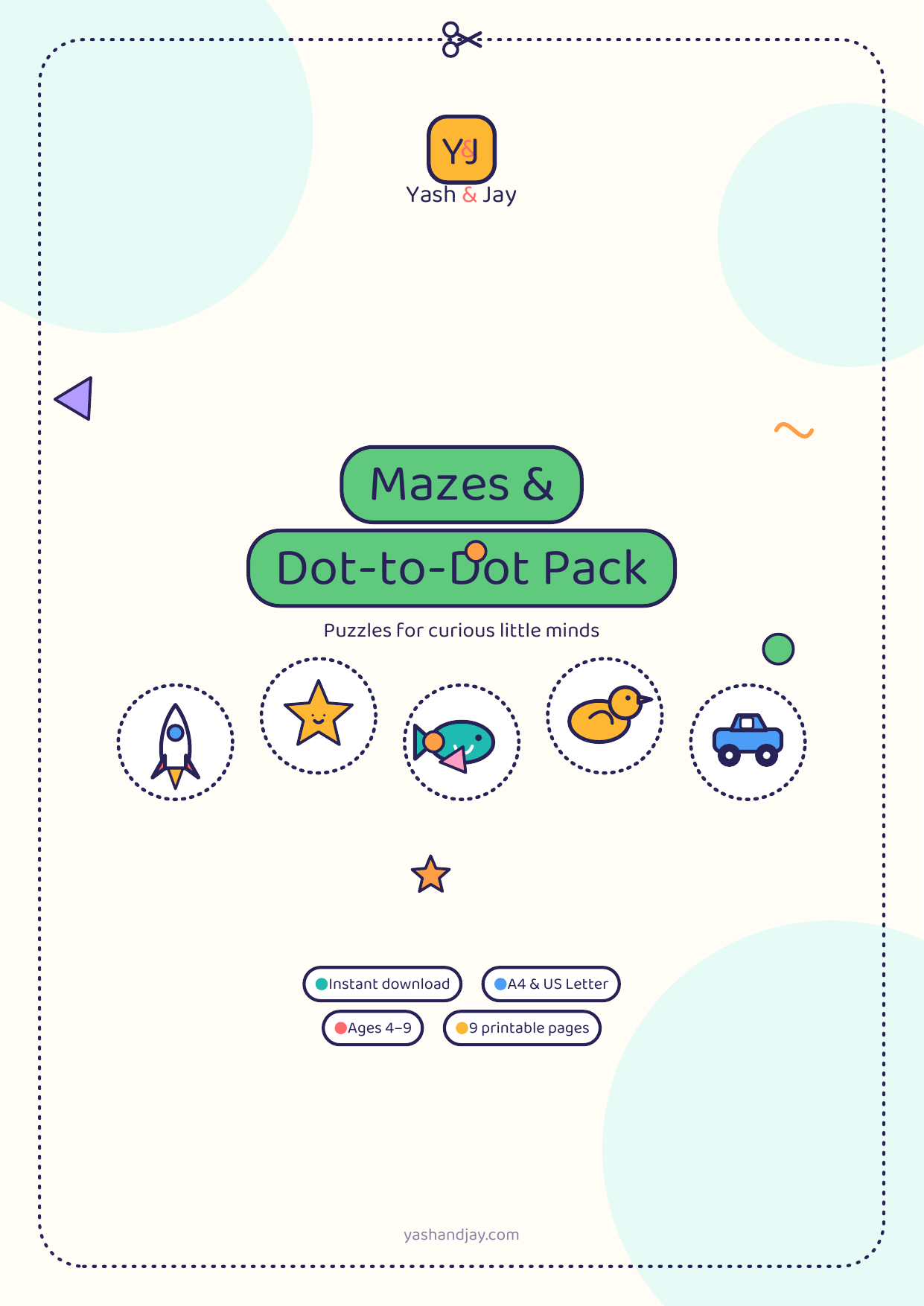 Mazes & Dot-to-Dot Pack