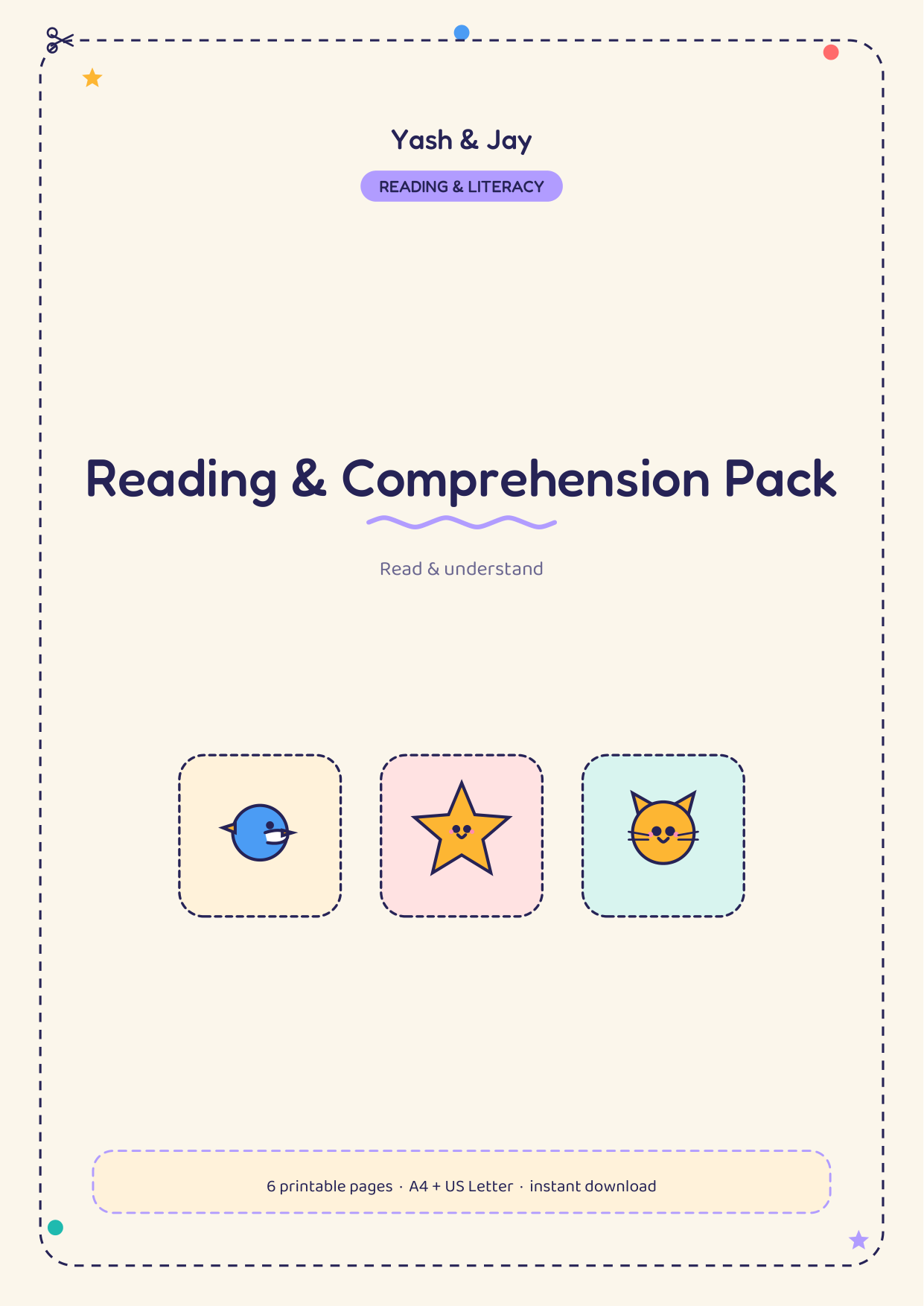 Reading & Comprehension Pack