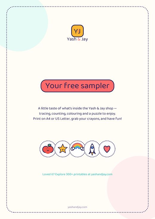 Free sampler pack cover